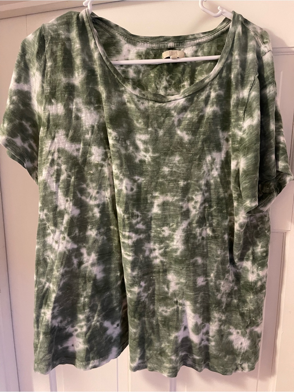 True Craft Green Tie-Dye Short Sleeve Tee
